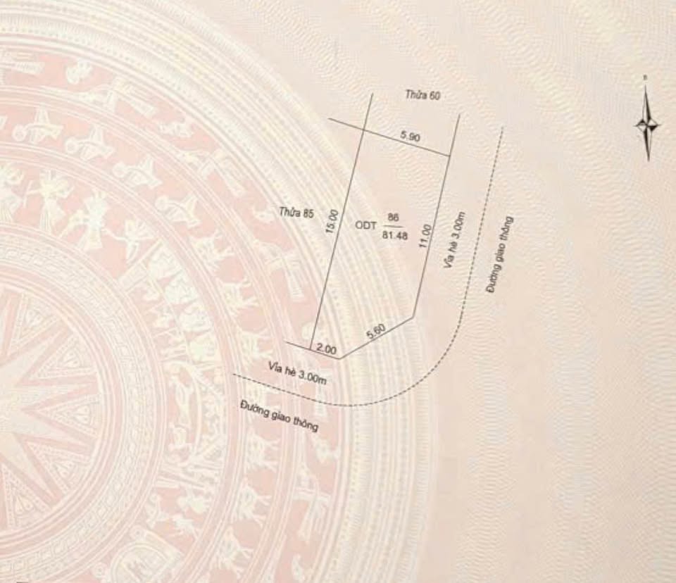 Bán lô góc 2 mặt phố KĐT Tân Phú Hưng, ph Tân Hưng, TP HD, 81.48m2, vị trí đẹp, chỉ 4.1x tỷ 3