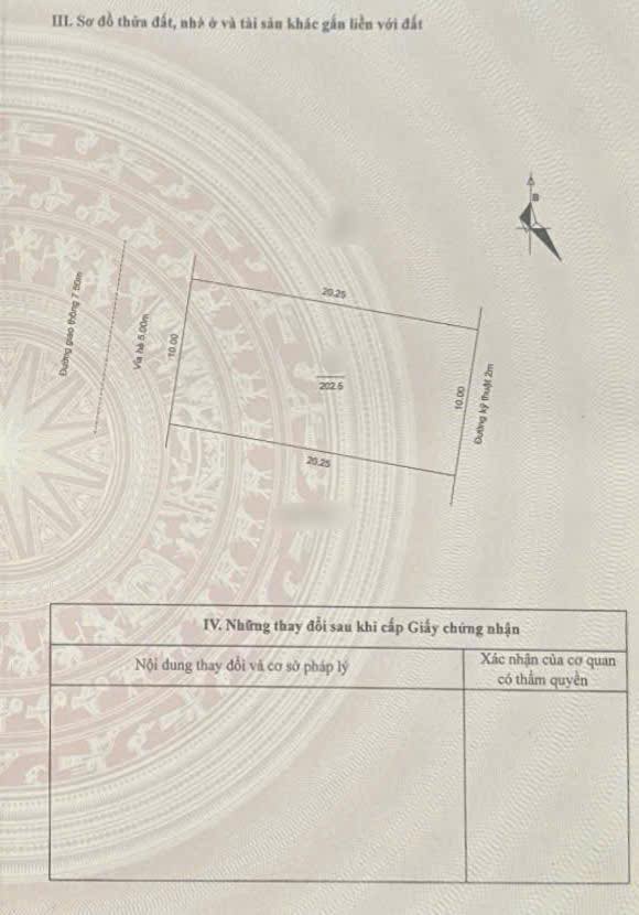 Bán đất nhà vườn KDC Trần Hưng Đạo, ph Ngọc Châu, TP HD, 202.5m2, mt 10m, giá cực rẻ 3