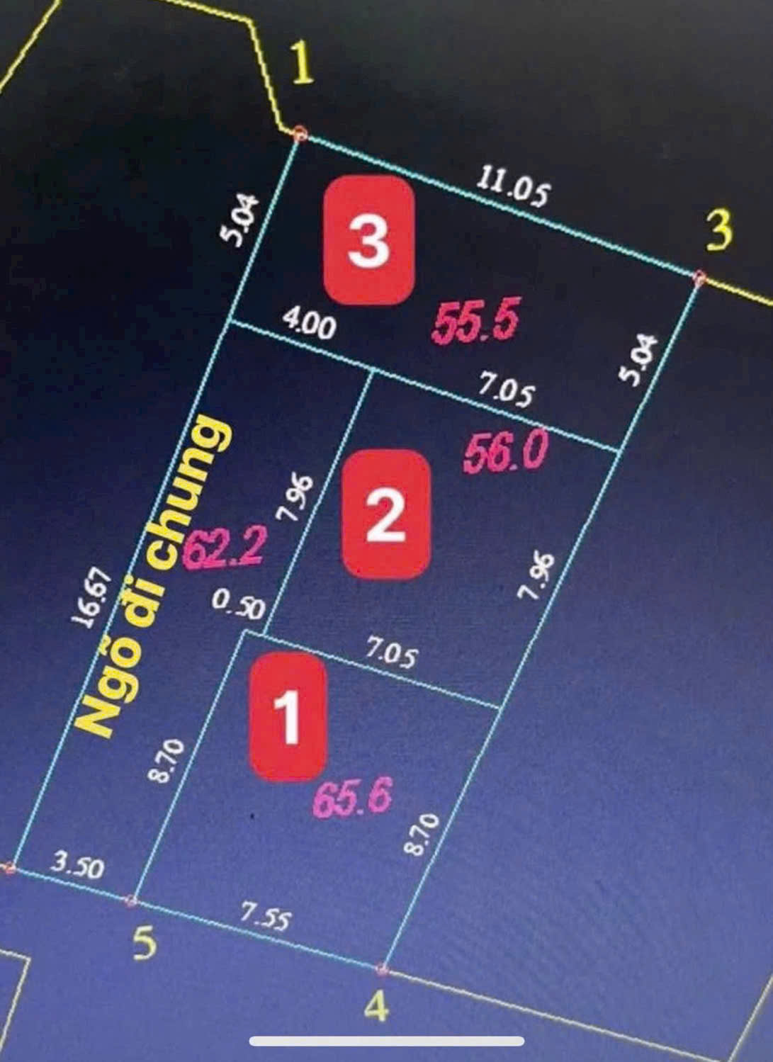 BÁN 3 MẢNH ĐẤT SÁT VINHOME RIVERSIDE LONG BIÊN - NGÕ RỘNG, THOÁNG. LH 0965858116 3