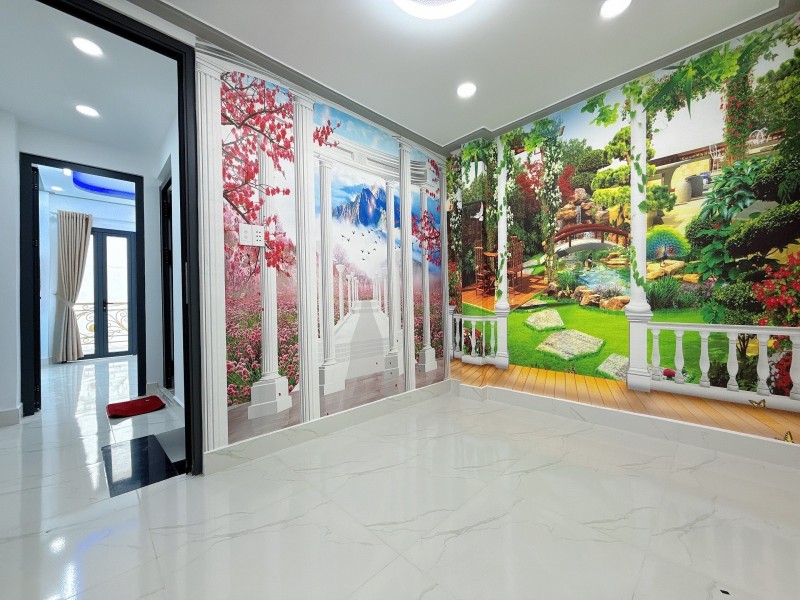 GIÁP CHỢ BÌNH TRỊ ĐÔNG 27M2 2 TẦNG SHR HOÀN CÔNG ĐỦ KO QH CHỈ 3.45 TỶ 8