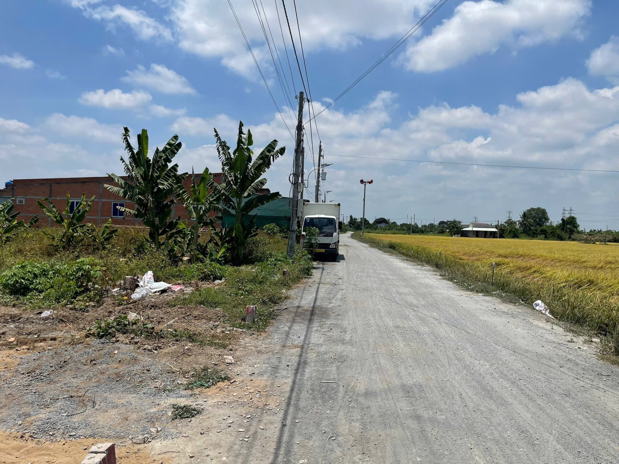 Bán nhà vườn mt đường Nguyễn Thị Tầm, Bình Lãng, Tân Trụ dt 166m2 full thổ giá 1,11 tỷ