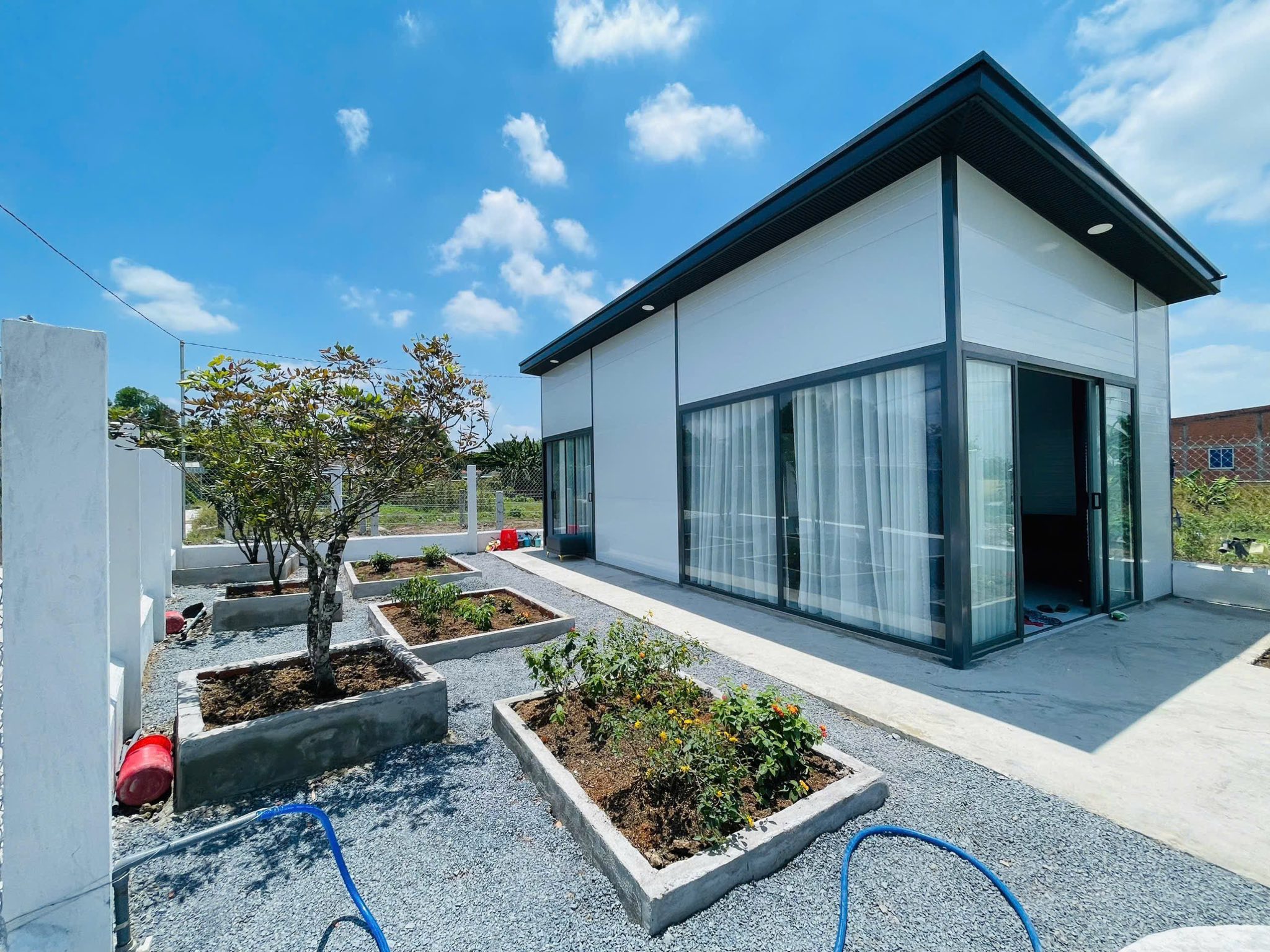 Bán nhà vườn mt đường Nguyễn Thị Tầm, Bình Lãng, Tân Trụ dt 166m2 full thổ giá 1,11 tỷ 3