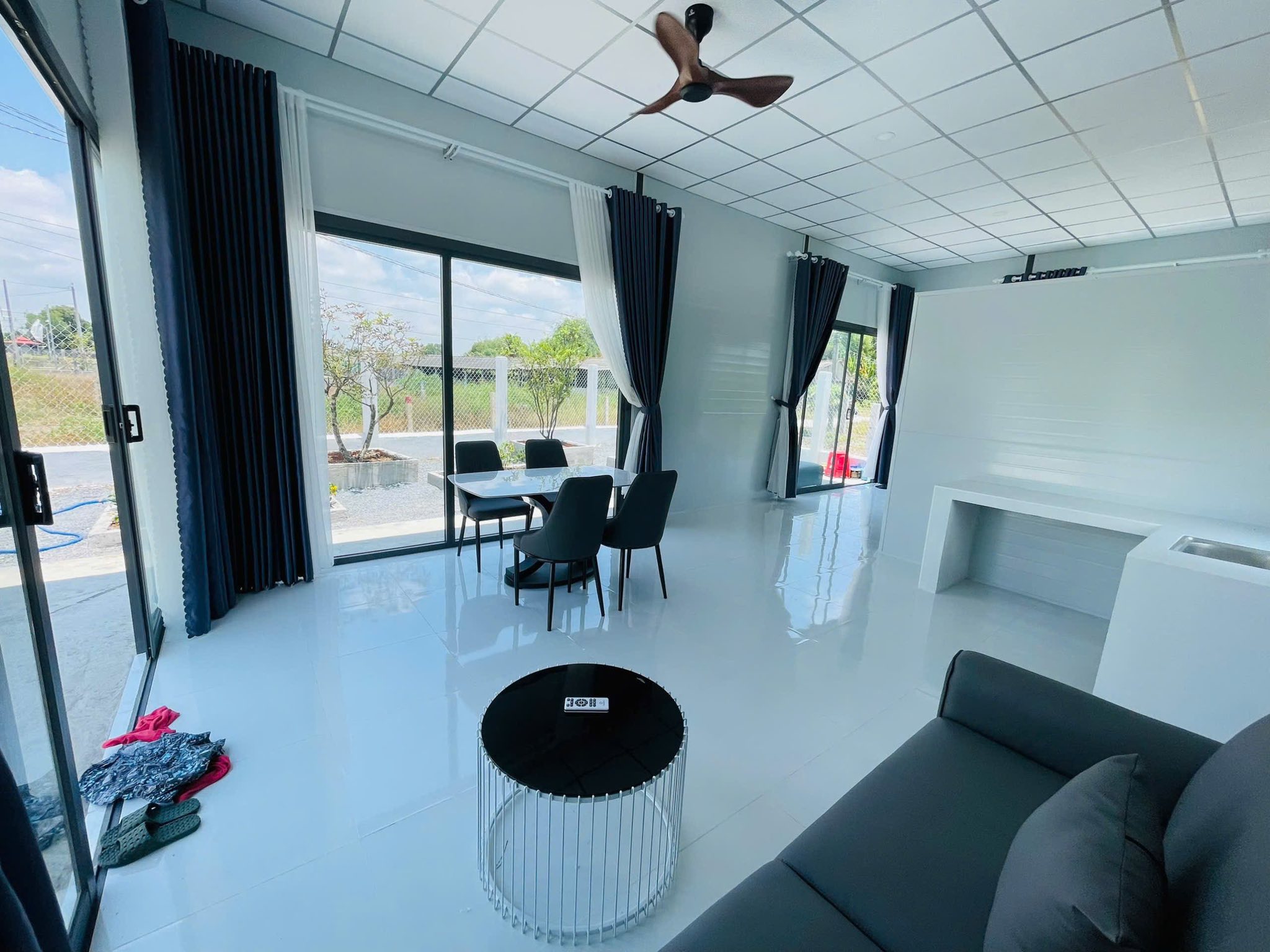 Bán nhà vườn mt đường Nguyễn Thị Tầm, Bình Lãng, Tân Trụ dt 166m2 full thổ giá 1,11 tỷ 5