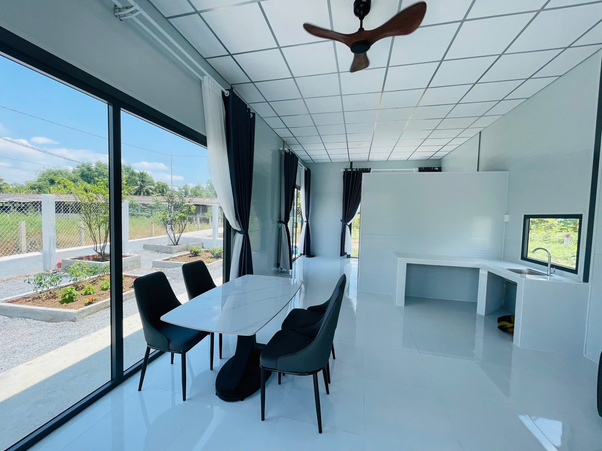 Bán nhà vườn mt đường Nguyễn Thị Tầm, Bình Lãng, Tân Trụ dt 166m2 full thổ giá 1,11 tỷ 7