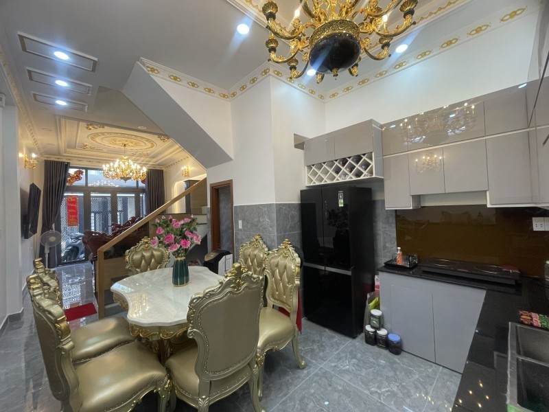 Bán nhà 4 tầng đường  Số 6, Long Trường, Q9, Thủ Đức, TP HCM. DT - 56m2, 4PN, SH, 6.65 tỷ -