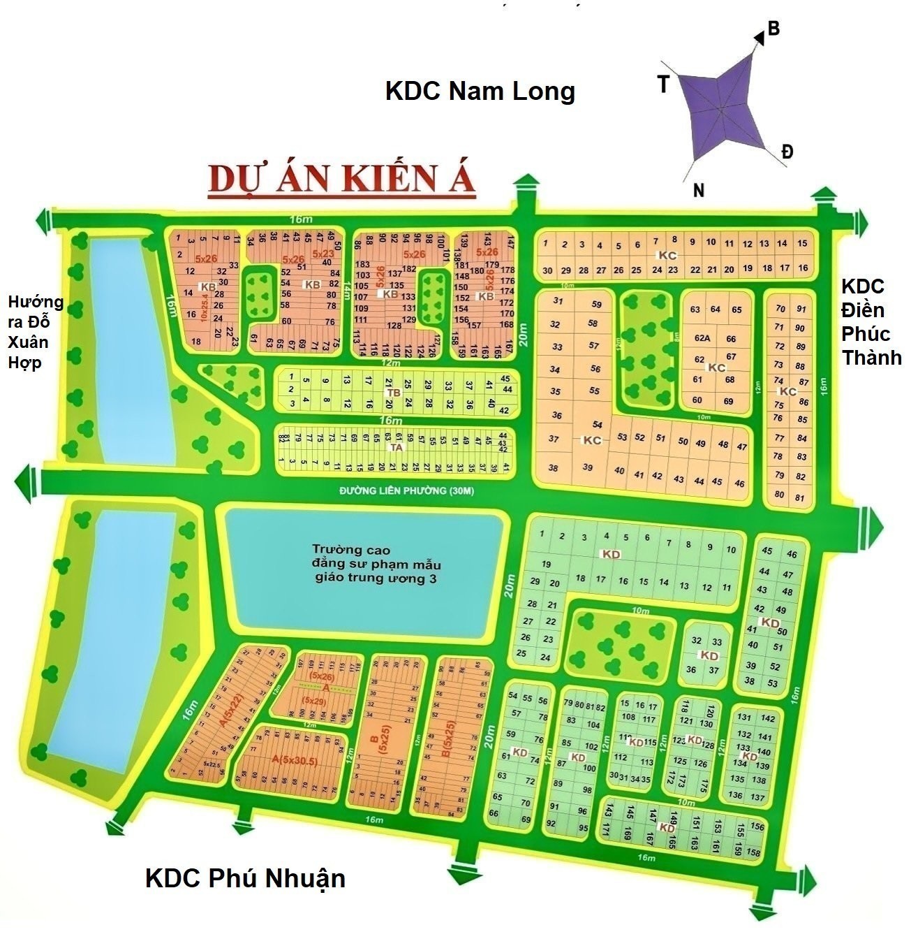 Cần bán Đất dự án KDC Kiến Á, Diện tích 205m², Giá 88 Triệu/m² 6