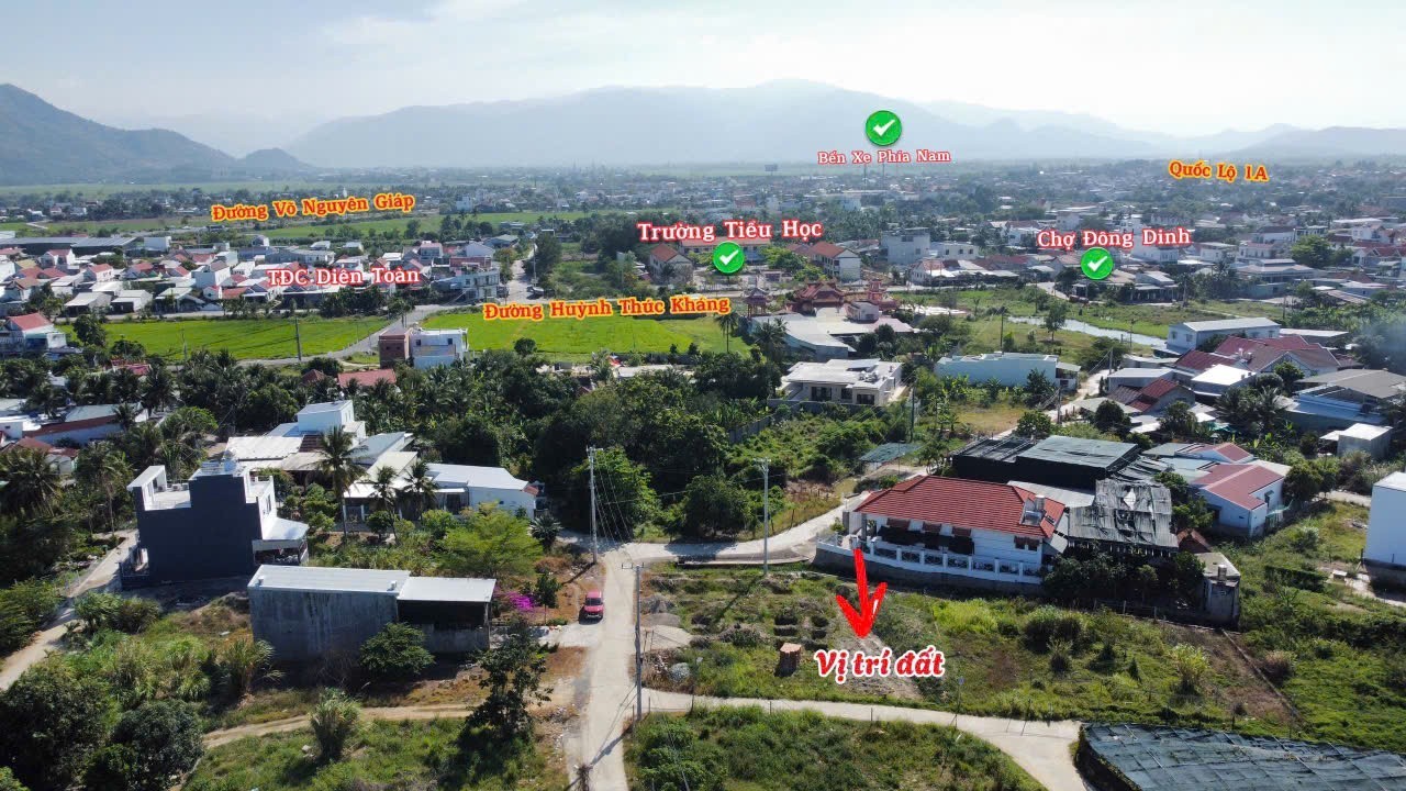 Đất Diên Toàn – 109m² Full Thổ – Ô Tô 4m – Chỉ 1.65 Tỷ 2