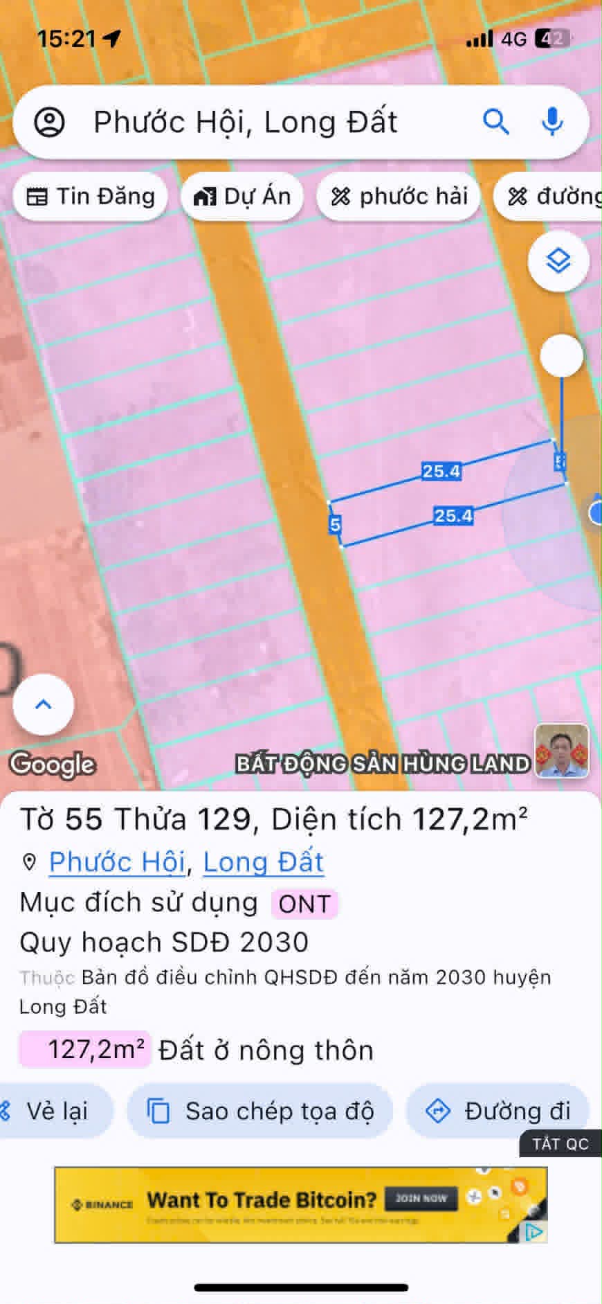 Cần bán Đất đường Võ Văn Kiệt, Xã Lộc An, Diện tích 127m², Giá 1.5 Tỷ