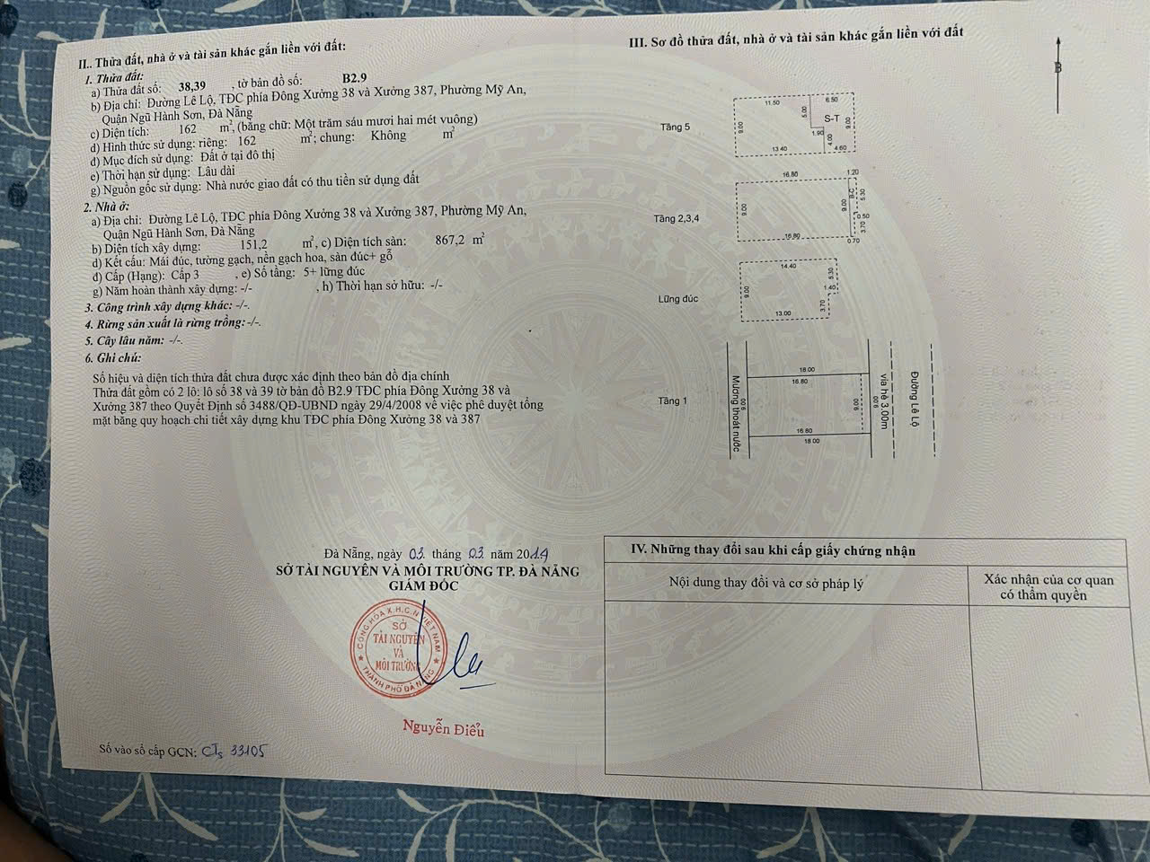 Cần bán Căn hộ chung cư Phường  Khuê Mỹ, Ngũ Hành Sơn, Diện tích 867m², Giá 50 Tỷ