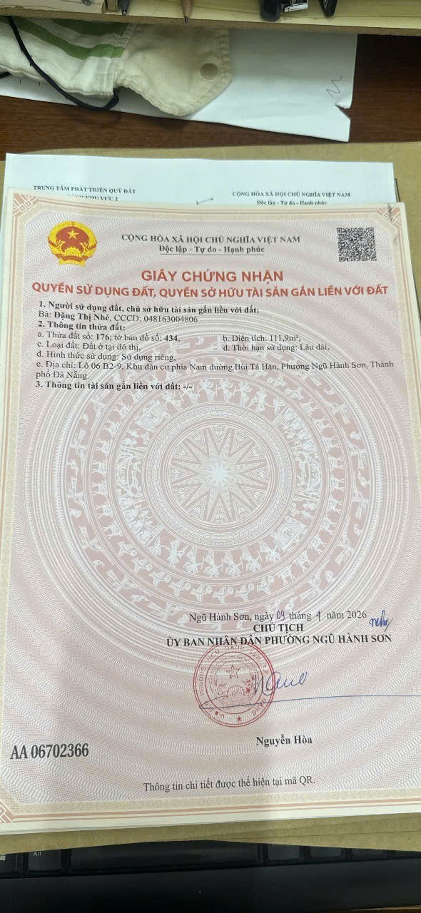 112m2/ 8,3 tỷ, Đất đường  Mạc Cửu,Khu Nam Việt Á, Đ Nẵng,sát  600 giường 2