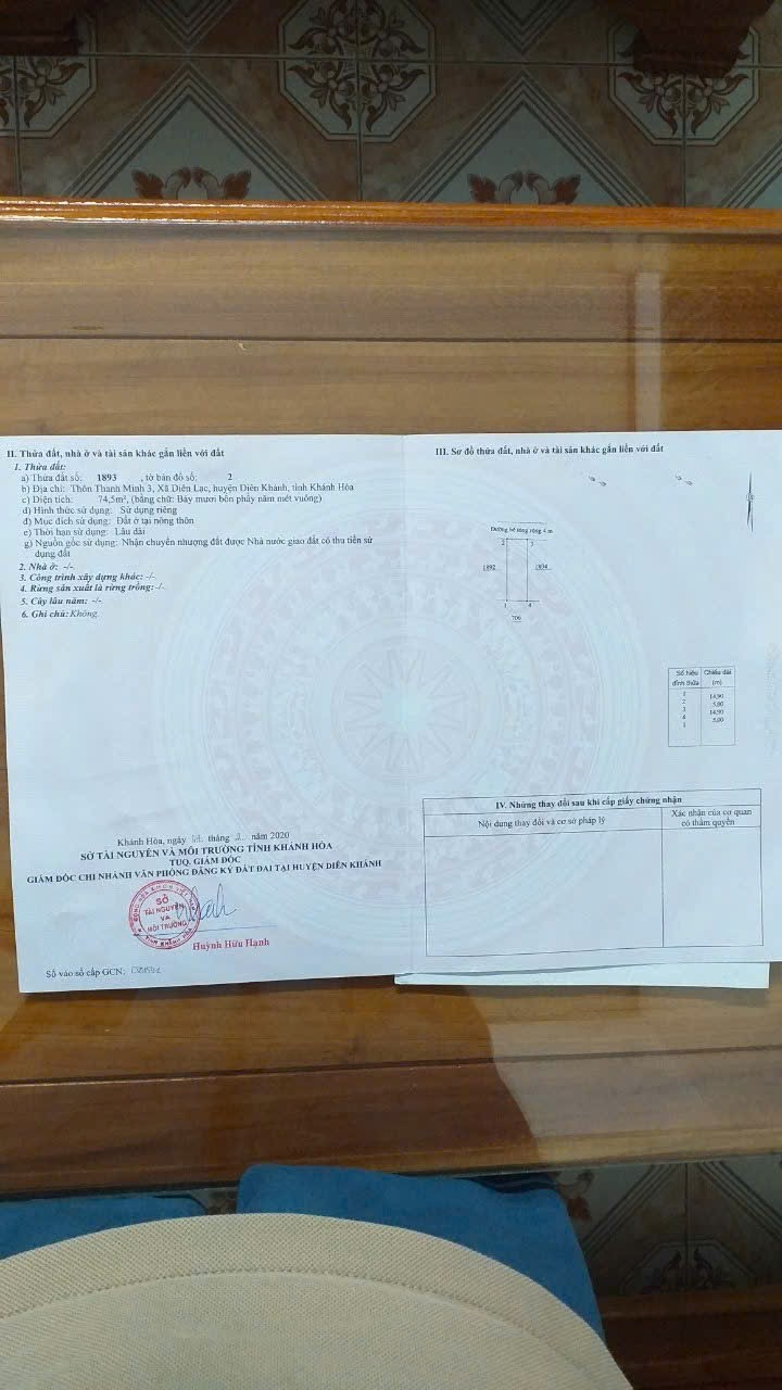 Bán đất Diên Lạc full thổ cư giá rẻ - hẻm đường Tổ 7-8-9 đối diện Uỷ ban xã đi vào 7