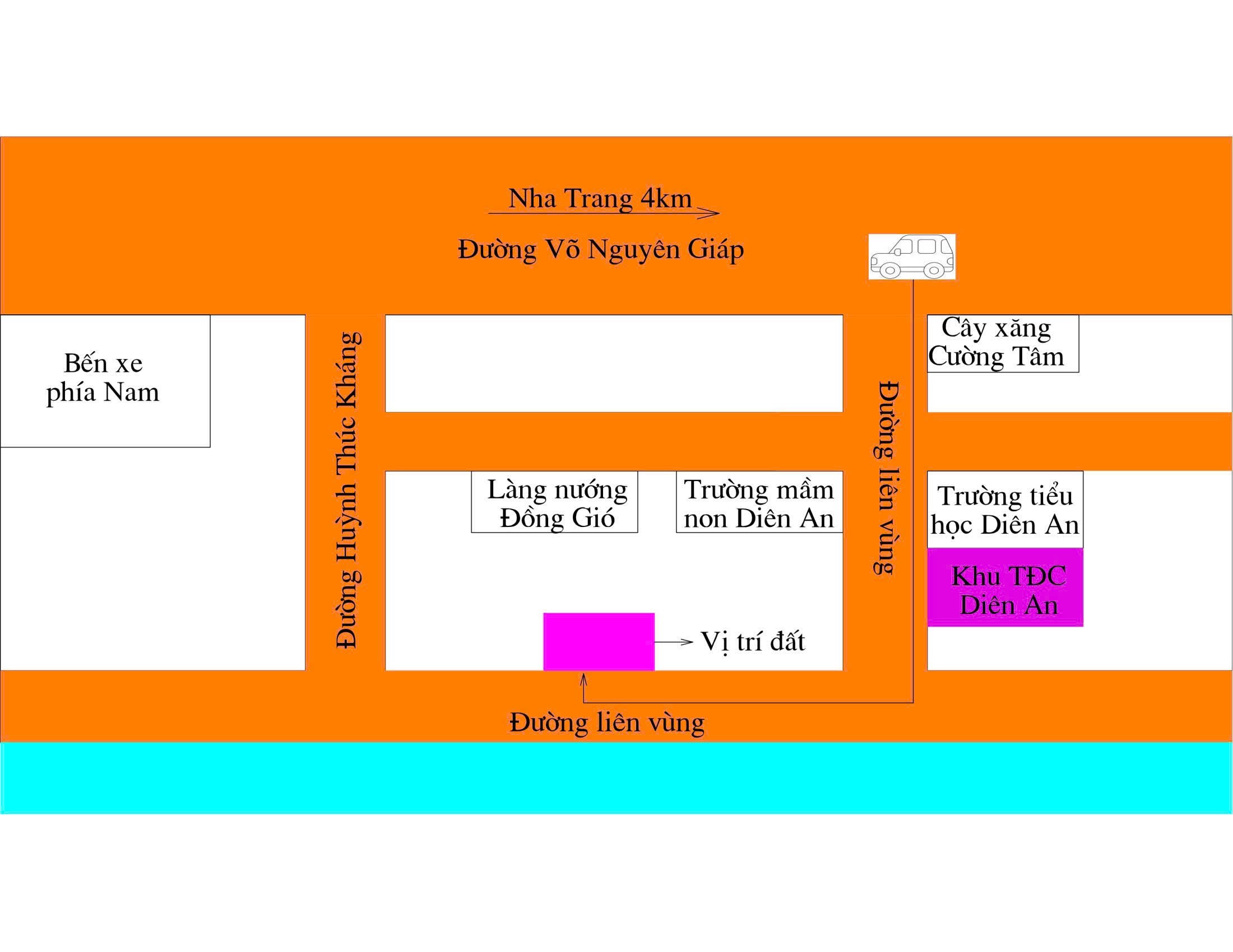 Bán đất Diên An giá rẻ full thổ cư mặt đường bê tông rộng 5.5m ô tô thoải mái 5
