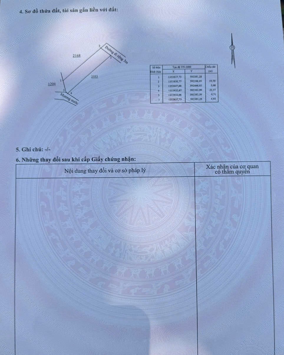 Bán đất Diên Toàn thôn Phước Trạch full thổ cư bên hông bưu điện xã đi vào 8