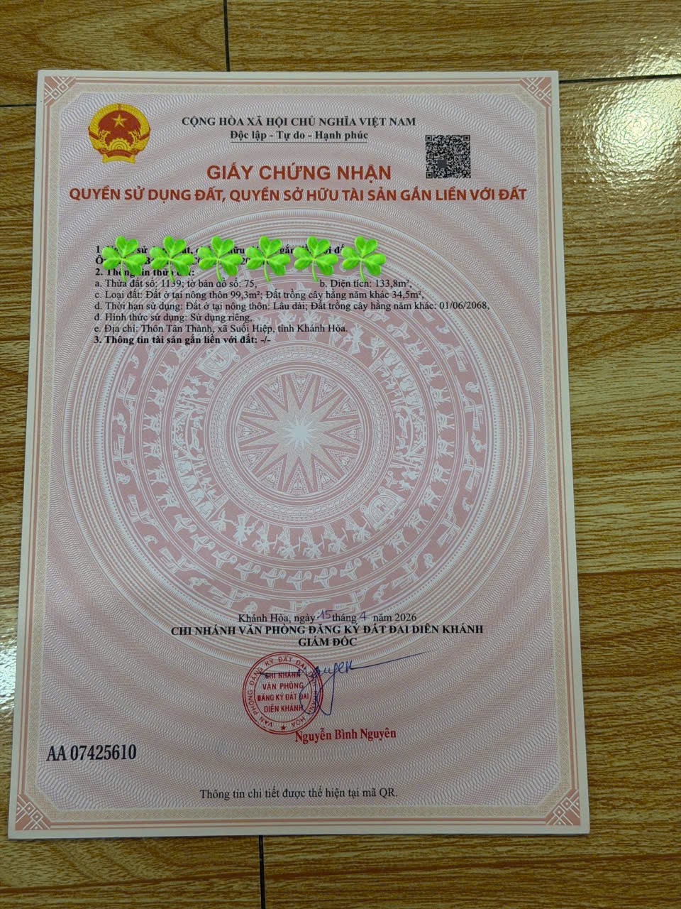 Bán đất Suối Tiên giá rẻ thôn Tân Thành - lô góc 2 mặt tiền sát bên Hương Lộ 39 6