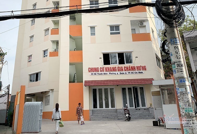 Cần Cho thuê căn hộ Khang Gia Chánh Hưng Quận 8, DT : 65 m2, 2PN, 1WC, Giá : 7 tr/th
