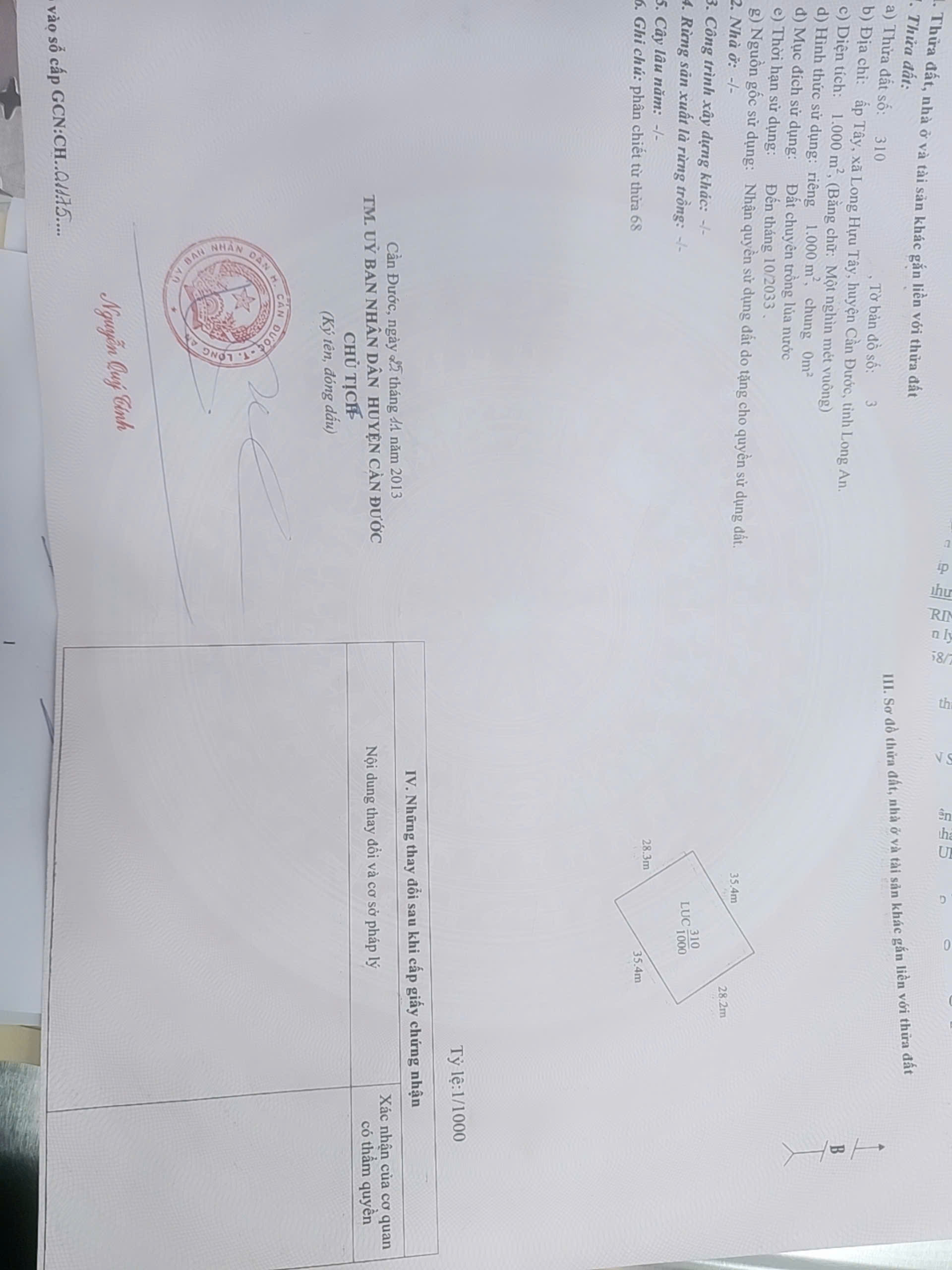 Đất lúa Óc Đảo Long Hựu 1000m2 giá rẻ đầu tư chỉ 400tr 6