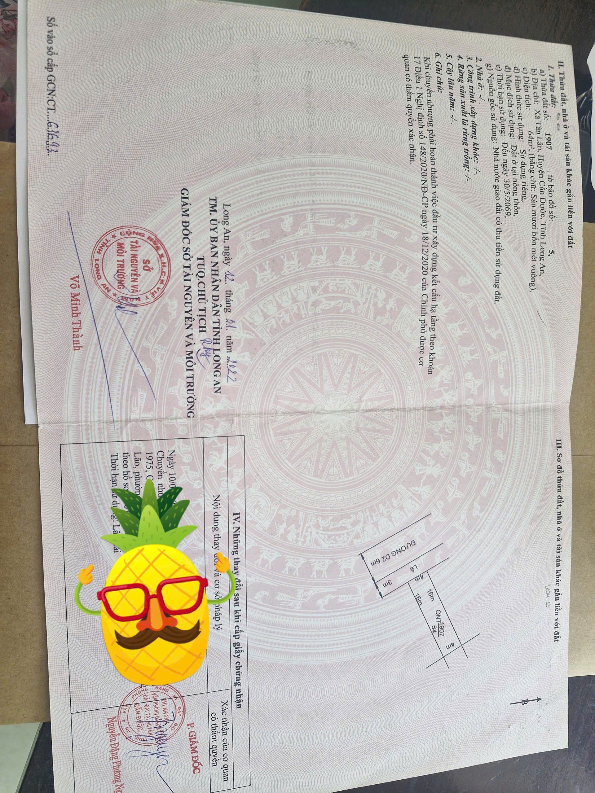 Đất nền 64m2 kdc Tân Lân Residence chủ cần bán gấp giá rẻ 680tr 6