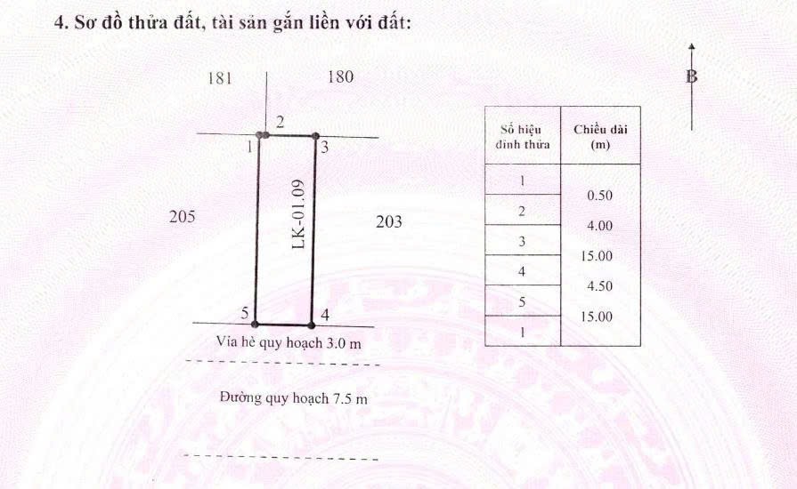 Cần bán Đất Phường Thanh Bình, Hải Dương, Diện tích 63m², Giá 230 Triệu/m²