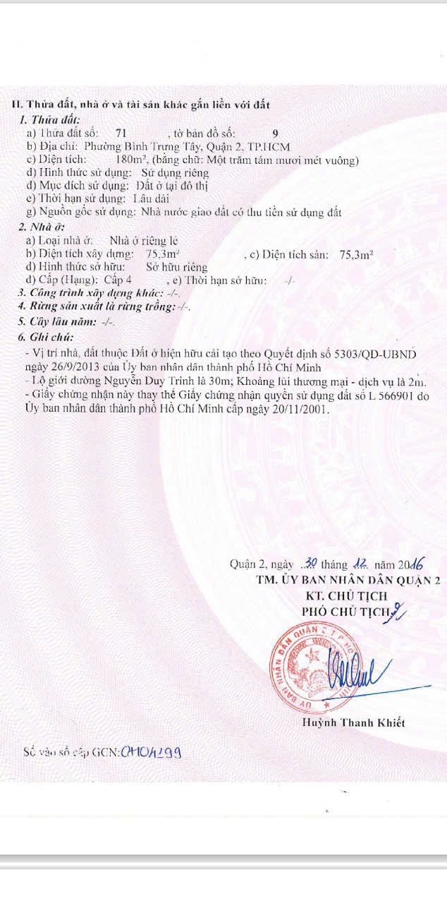 Cần bán Nhà mặt tiền Phường Bình Trưng Tây, Quận 2, Diện tích 200m², Giá 40 Tỷ