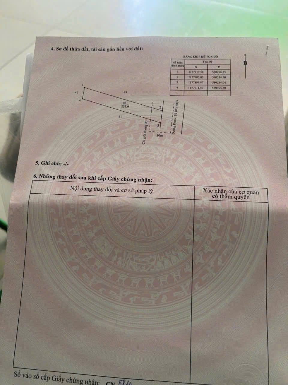 Bán đất thổ cư mt Nguyễn Văn Nhâm, xã Thanh Phú dt 235m2 giá 4,8 tỷ 4