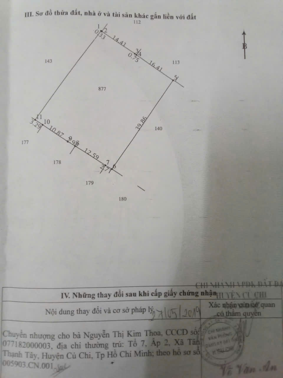 Cần bán Đất Xã Tân Thạnh Tây, Củ Chi, Diện tích 2597m², Giá 5.3 Tỷ 5