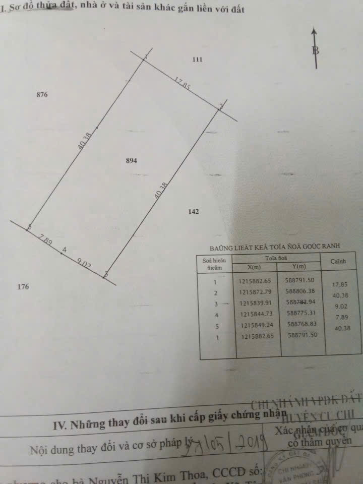 Cần bán Đất Xã Tân Thạnh Tây, Củ Chi, Diện tích 2597m², Giá 5.3 Tỷ 7