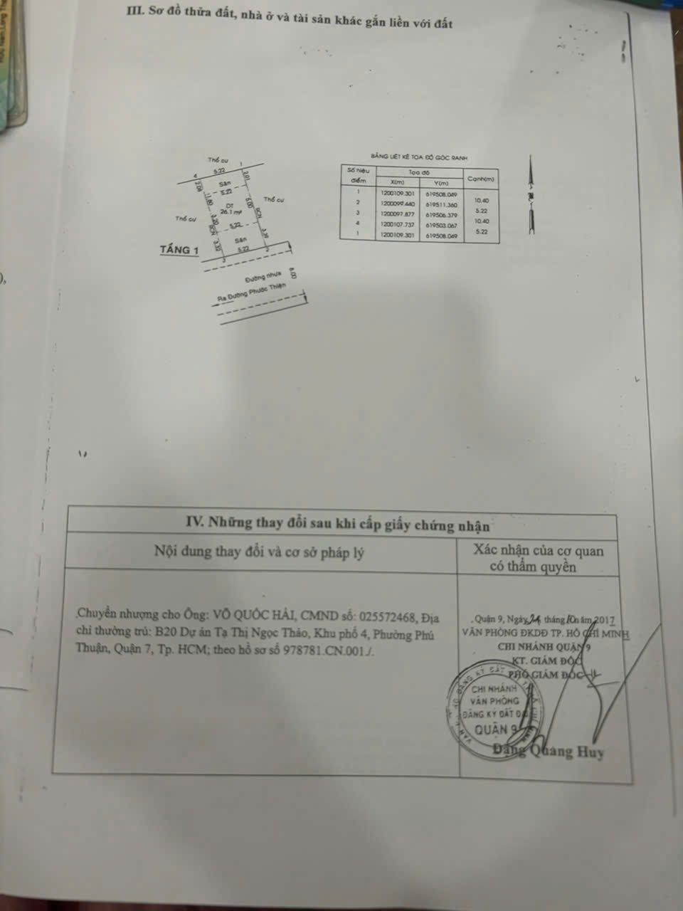 Cần bán Đất Quận 9, Hồ Chí Minh, Diện tích 54m², Giá 03.6 Tỷ 6