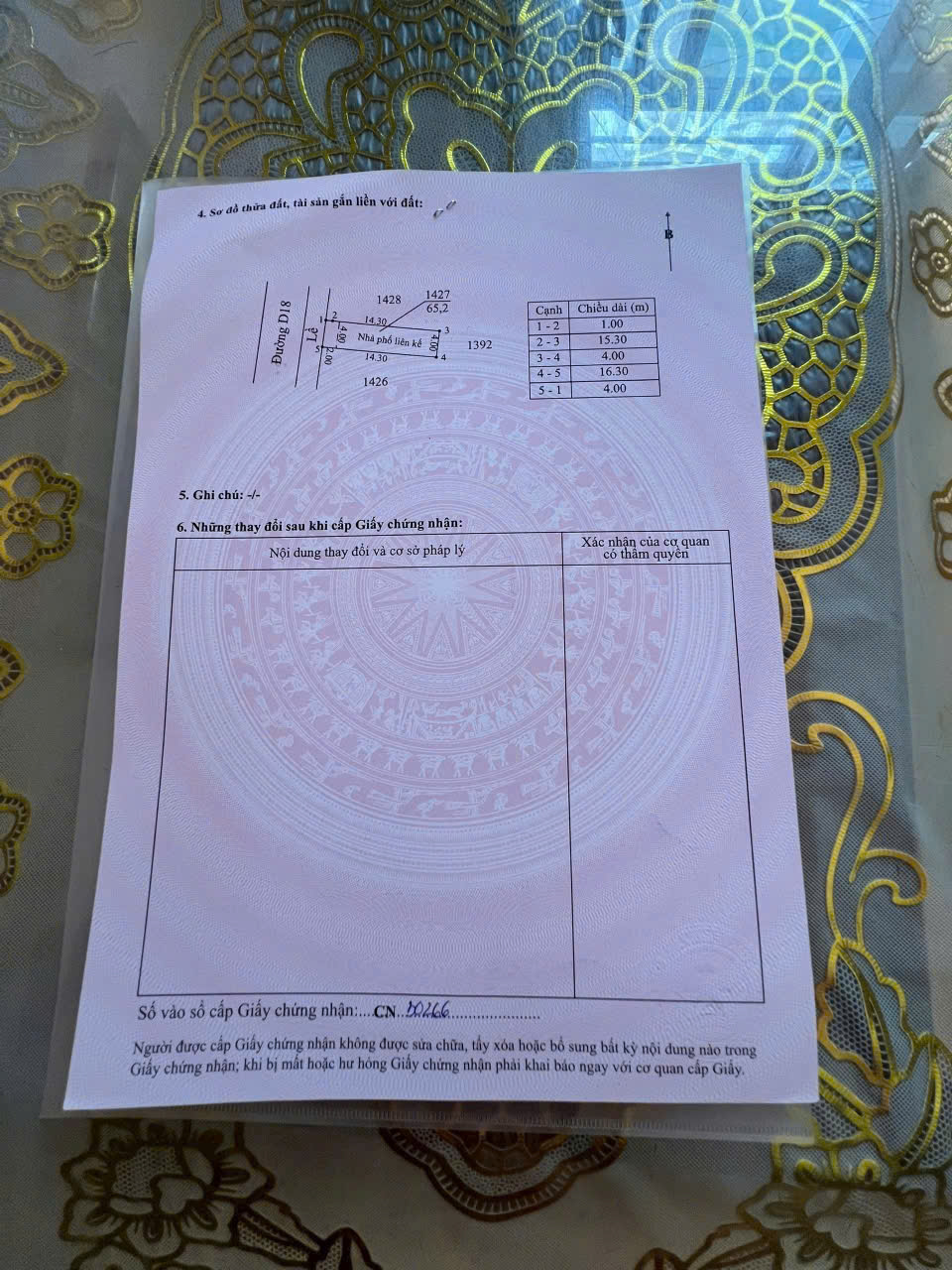 Bán nhà đường D18, KDC Cát Tường Phú Sinh, Đức Lập Hạ dt 65,2m2. 3 lầu, 4pn,4wc giá 3,45 tỷ 15