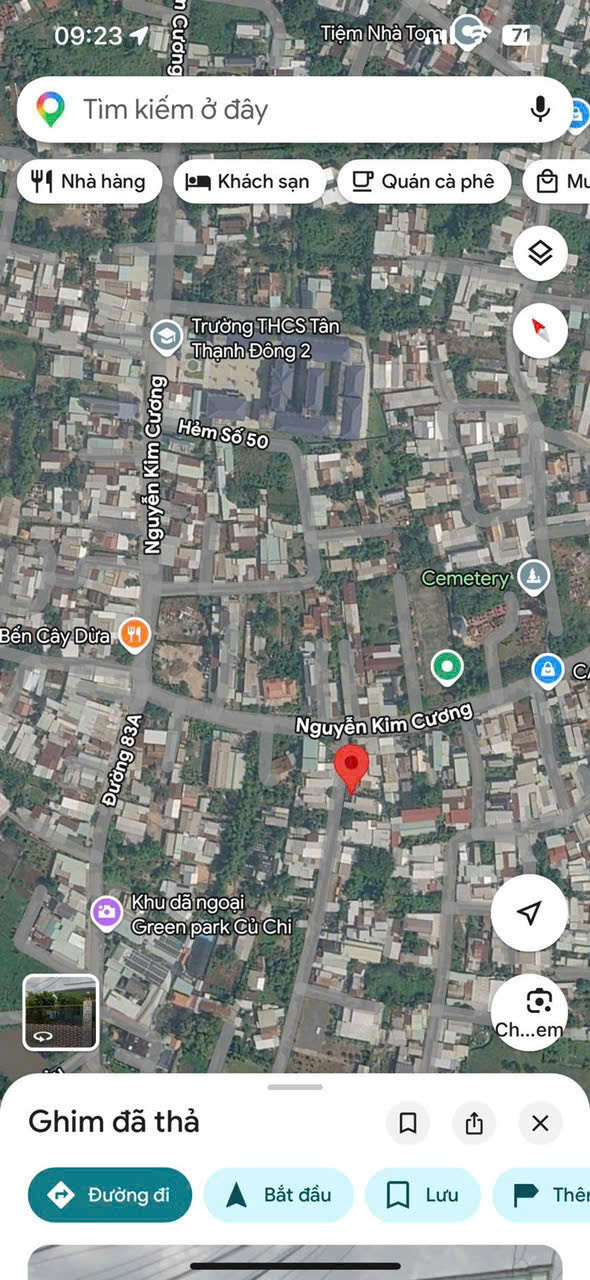 Bán đất mặt tiền đường nhựa 65 , xã Tân Thạnh Đông dt 98,6m2 ( 70m2 thổ ) giá 2,2 tỷ 3