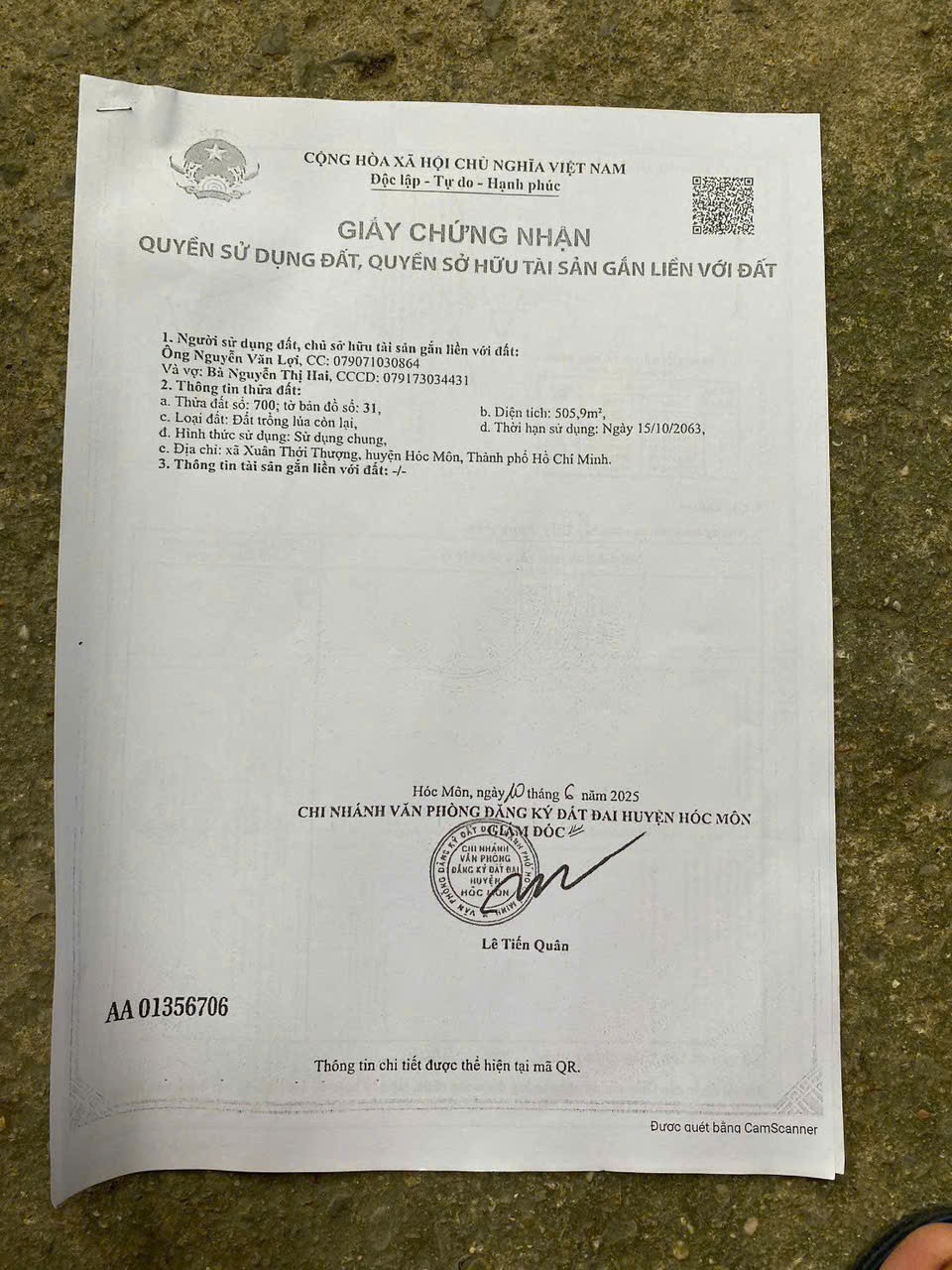 3 LÔ LIỀN KỀ MT XE TẢI – XUÂN THỚI THƯỢNG – NGANG 15M – CHỈ 5 TỶ 3