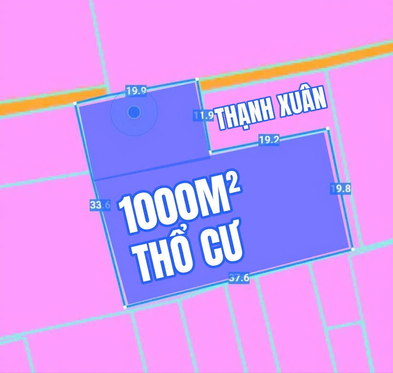 SIÊU PHẨM 1000M² FULL THỔ CƯ – THẠNH XUÂN Q12 – CHỈ 22.5 TỶ