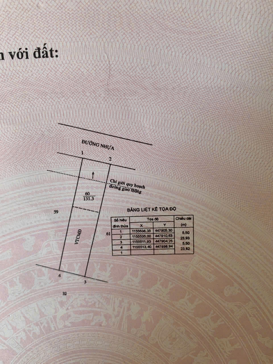 Cần bán Đất đường Tỉnh lộ 44A, Thị trấn Phước Hải, Diện tích 131m², Giá Thương lượng 2