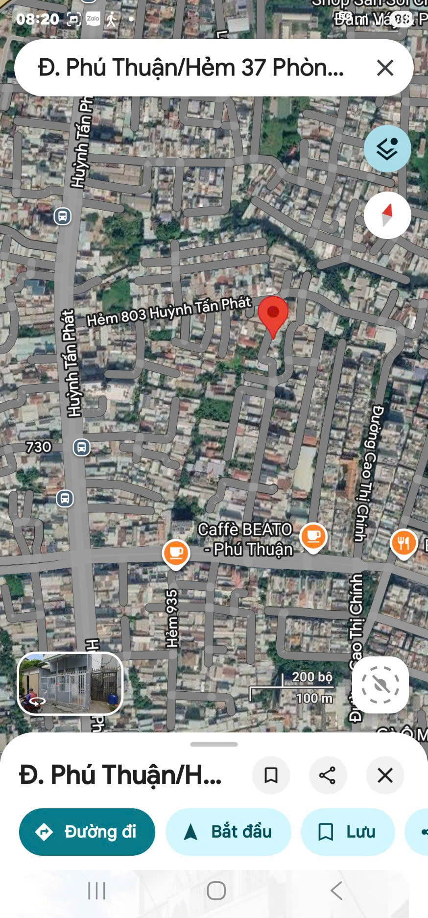 Bán Nhà Hẻm Xe Hơi Huỳnh Tấn Phát Q7-4m x 16m -4 Tỷ 5 5