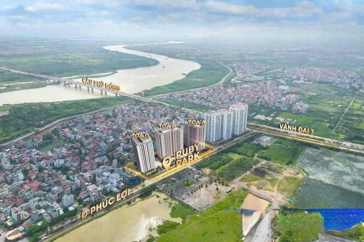 Bán căn hộ chung cư Ruby Phúc Lợi 75m 2 ngủ chỉ từ 1,5 tỷ nhận nhà 2027 mua TT từ CĐT 2