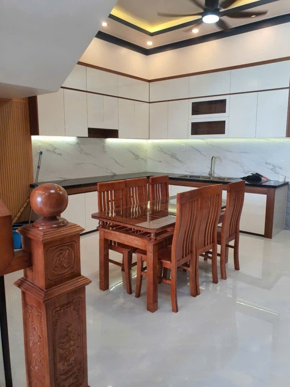Bán nhà mới xây đường beton oto xã Đức Hòa Hạ dt 125m2 1 lầu 3pn,3wc giá 2,95 tỷ 8