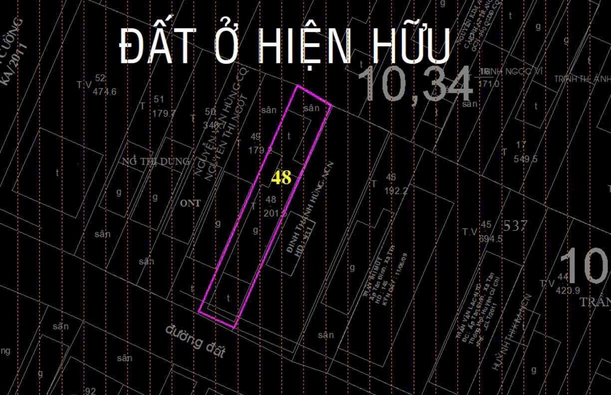 Bán nhà cấp 4 đường beton oto xã Tân Thông hội dt 205m2 1 trệt 2pn, 1wc giá 4,6 tỷ 5