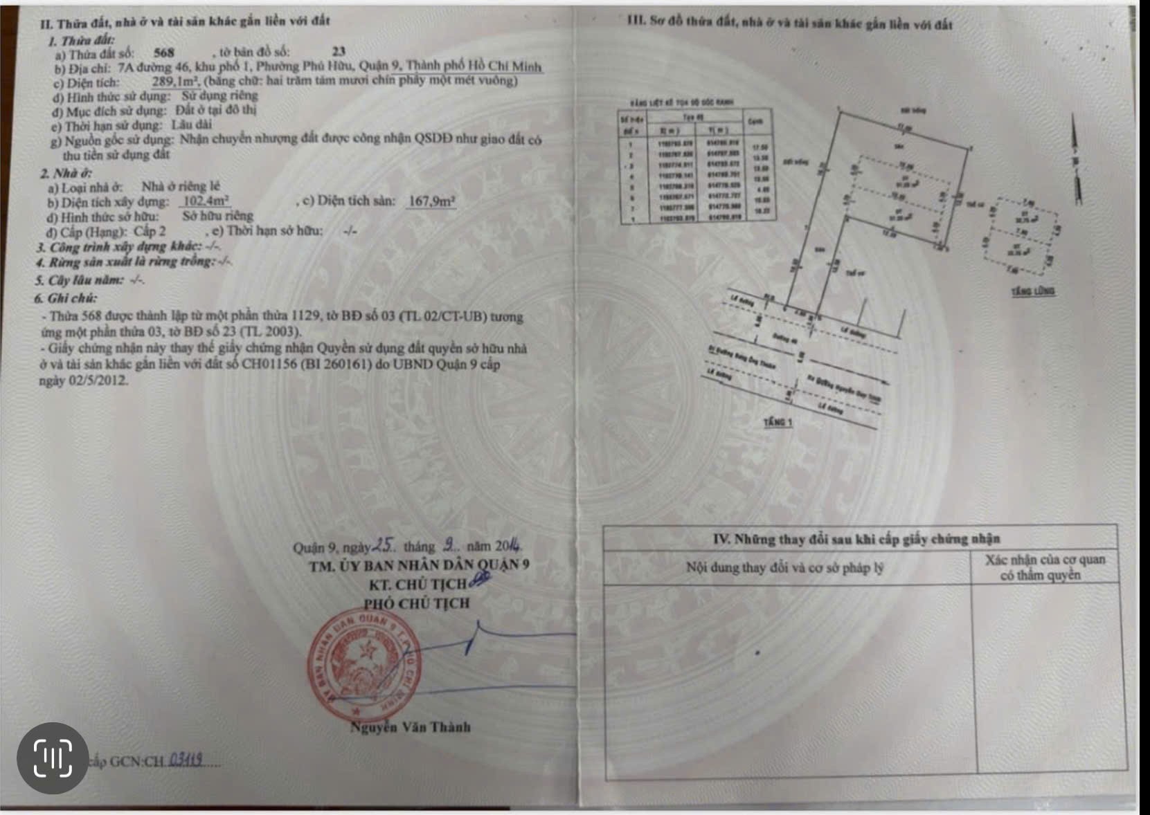 Cần bán Biệt thự Phường Phú Hữu, Quận 9, Diện tích 289m², Giá 22 Tỷ 14