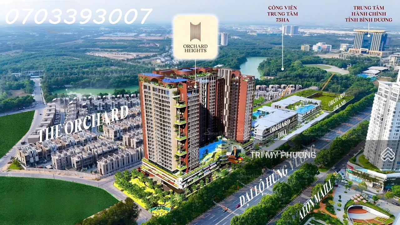 Orchard Heights - chỉ 1 tỷ 500 triệu, công chứng, sang tên ngay căn 2PN + MT Đại Lộ Hùng Vương 2