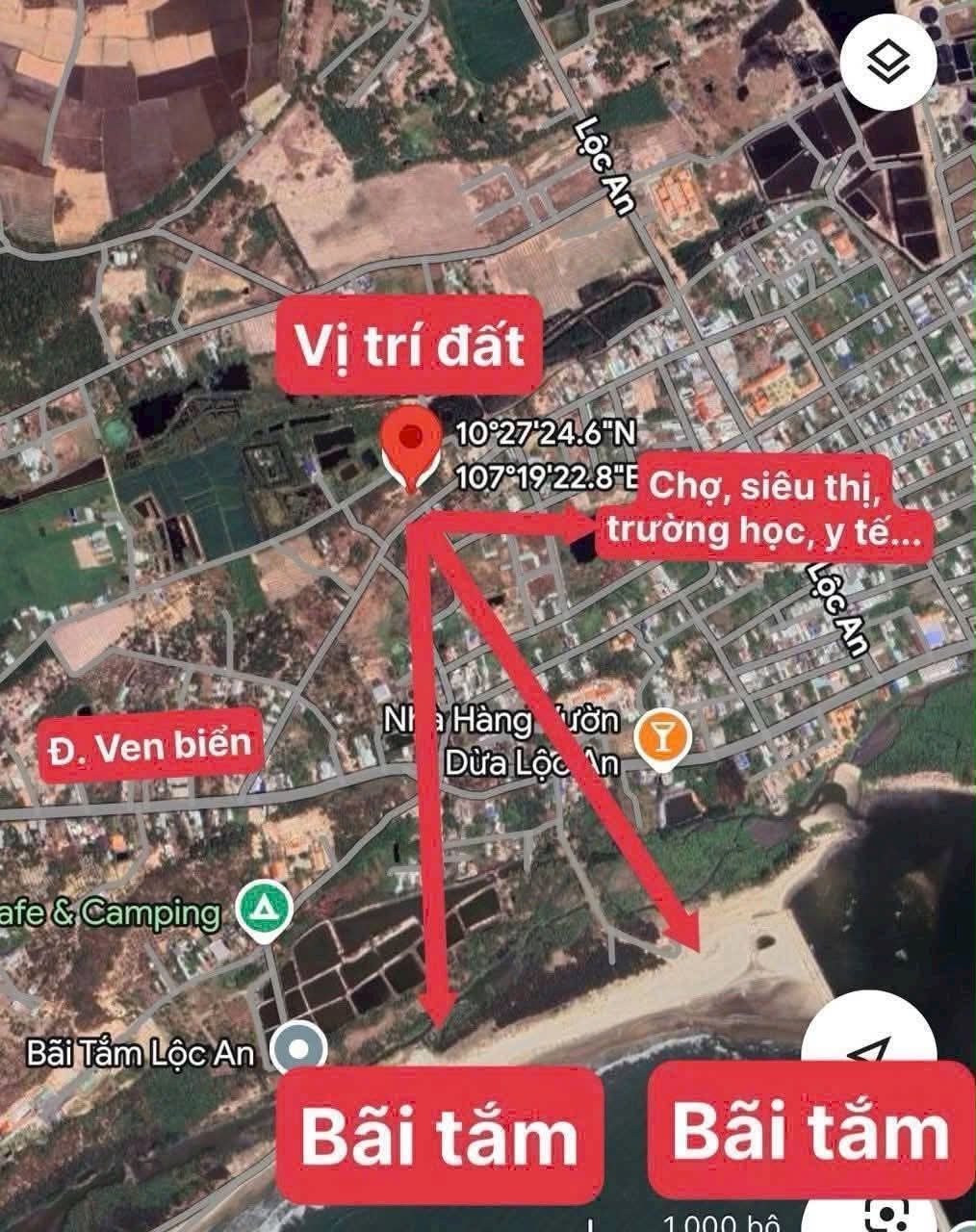 Cần bán Đất đường Võ Văn Kiệt, Xã Lộc An, Diện tích 236m², Giá 1.35 Tỷ 3