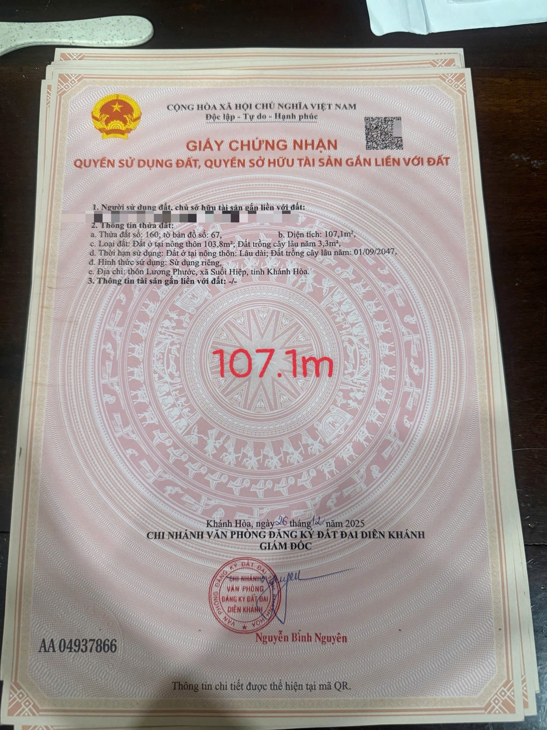 Bán đất Bình Lộc giá rẻ thôn Lương Phước gần chợ - đường bê tông ô tô tận nơi 6