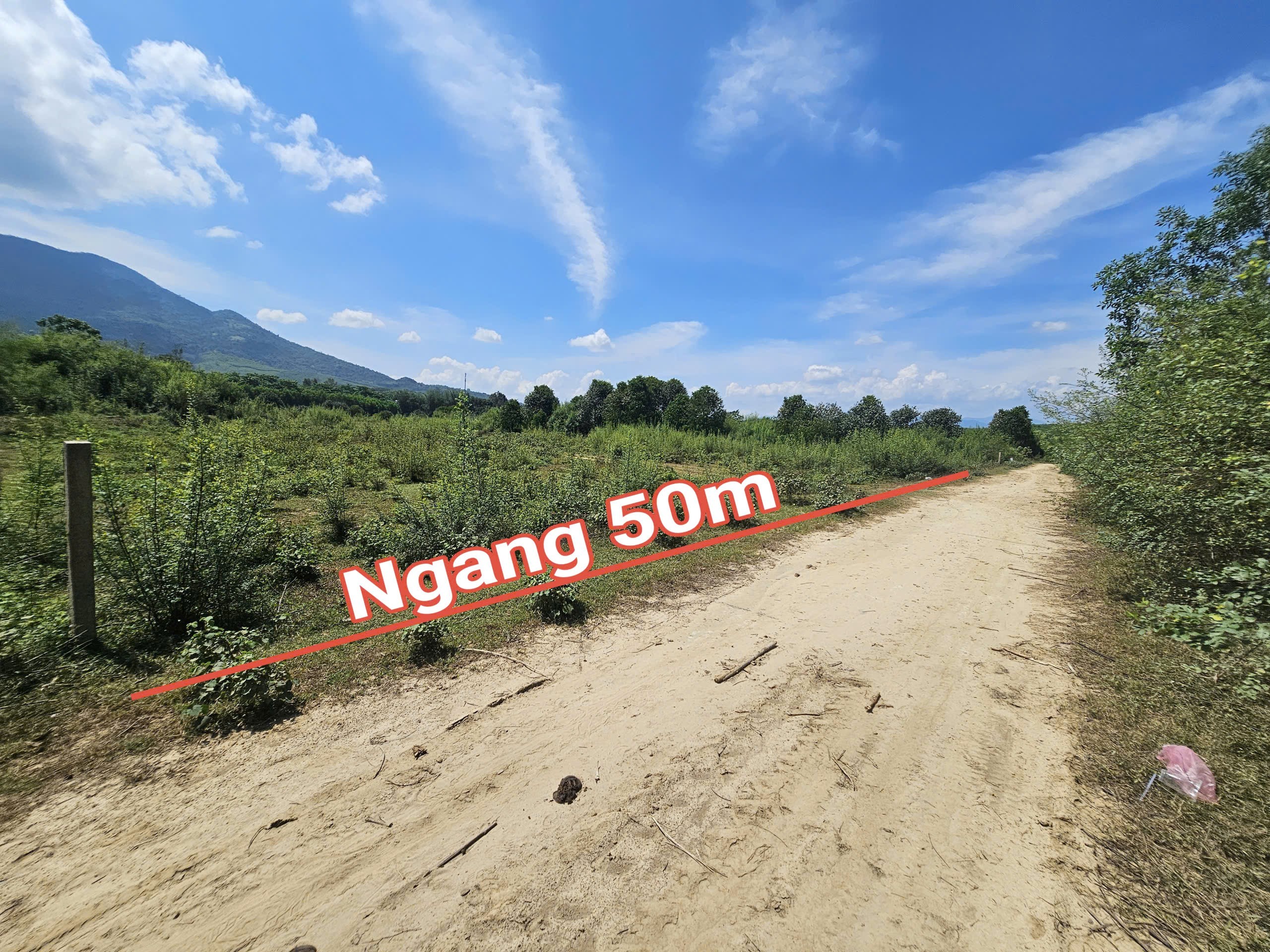 Bán lô đất vườn Khánh Đông đường thông sát bên Tỉnh Lộ 8 - gần sông mát mẻ