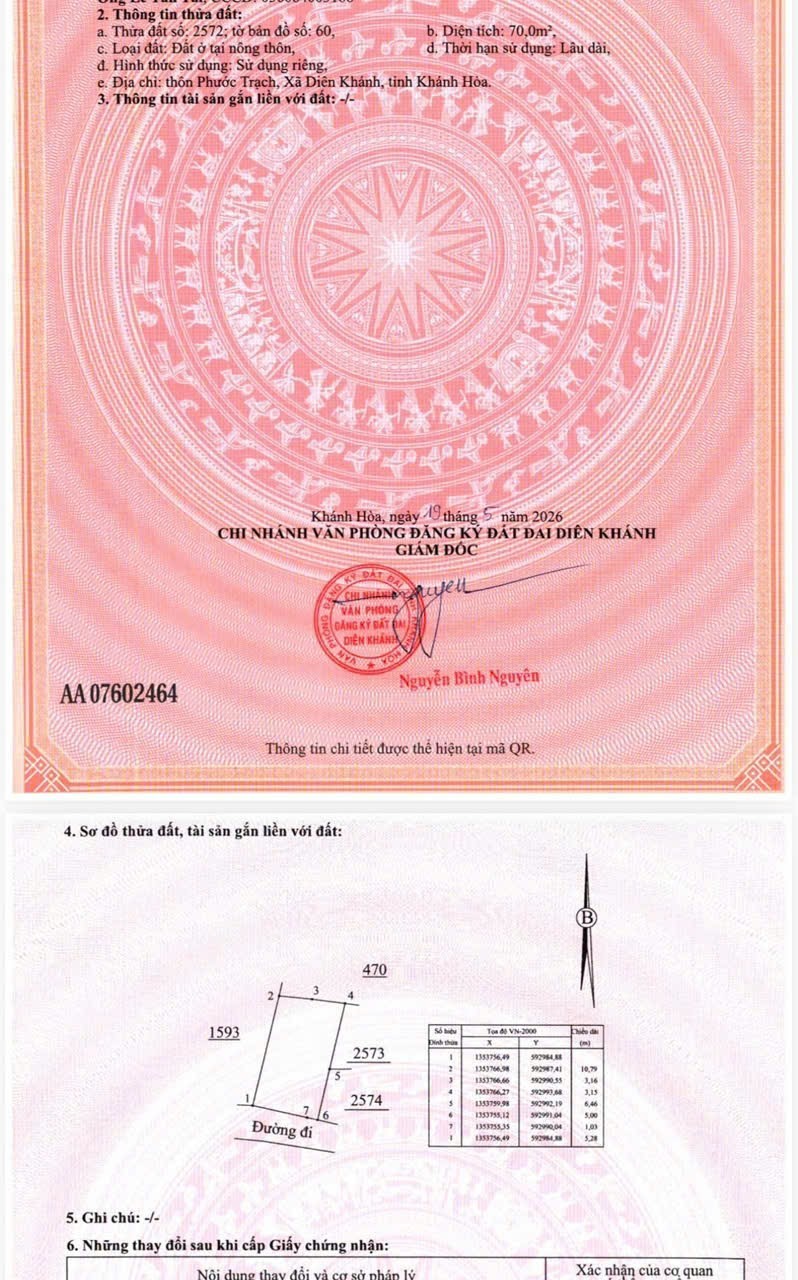 Bán đất Diên Toàn full thổ cư gần chợ Phước Trạch - đường oto tận nơi 8