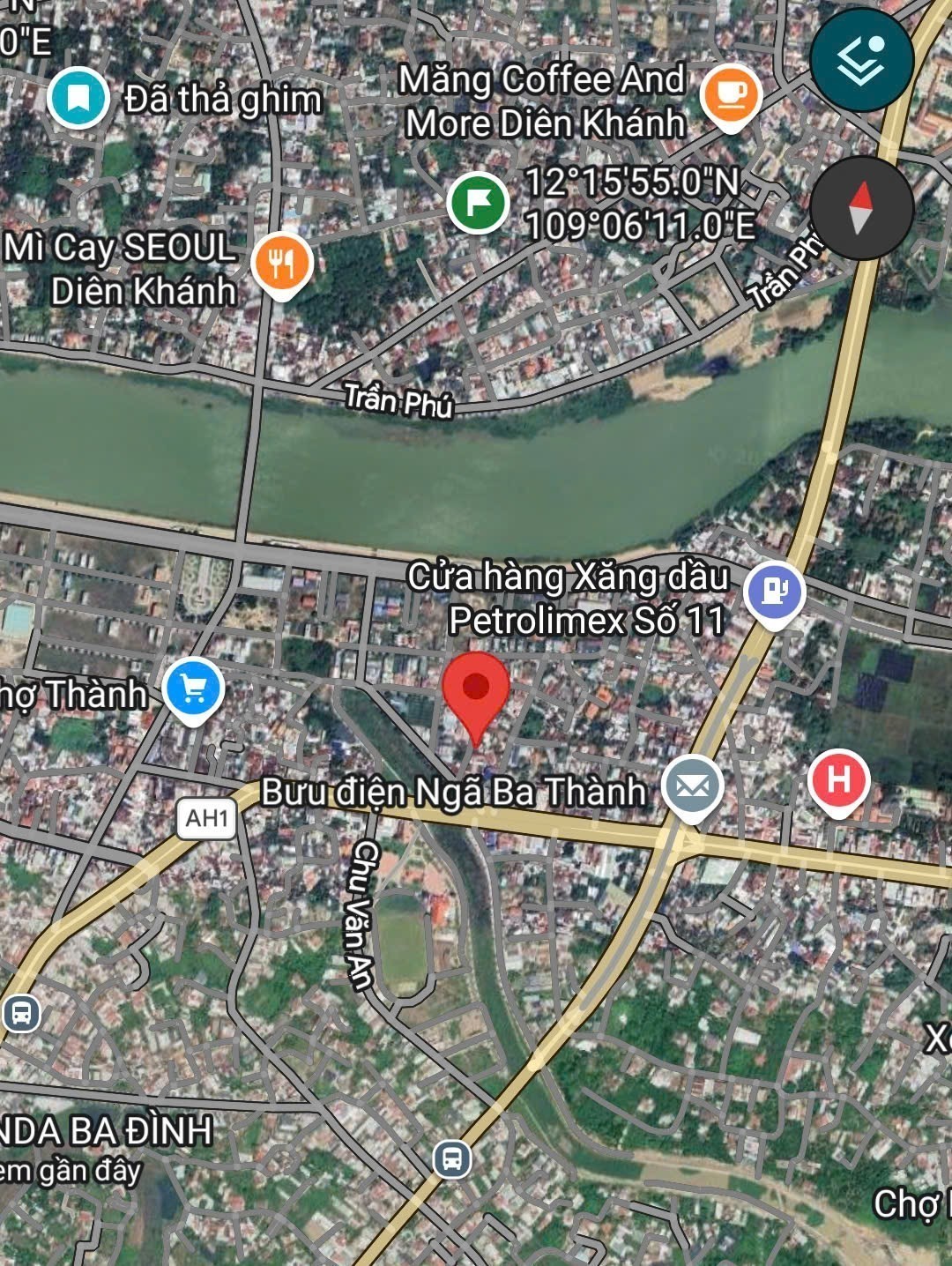 Bán đất thị trấn Diên Khánh giá rẻ full thổ gần ngã 3 Thành giáp ranh khu ĐT Nam Sông Cái 8