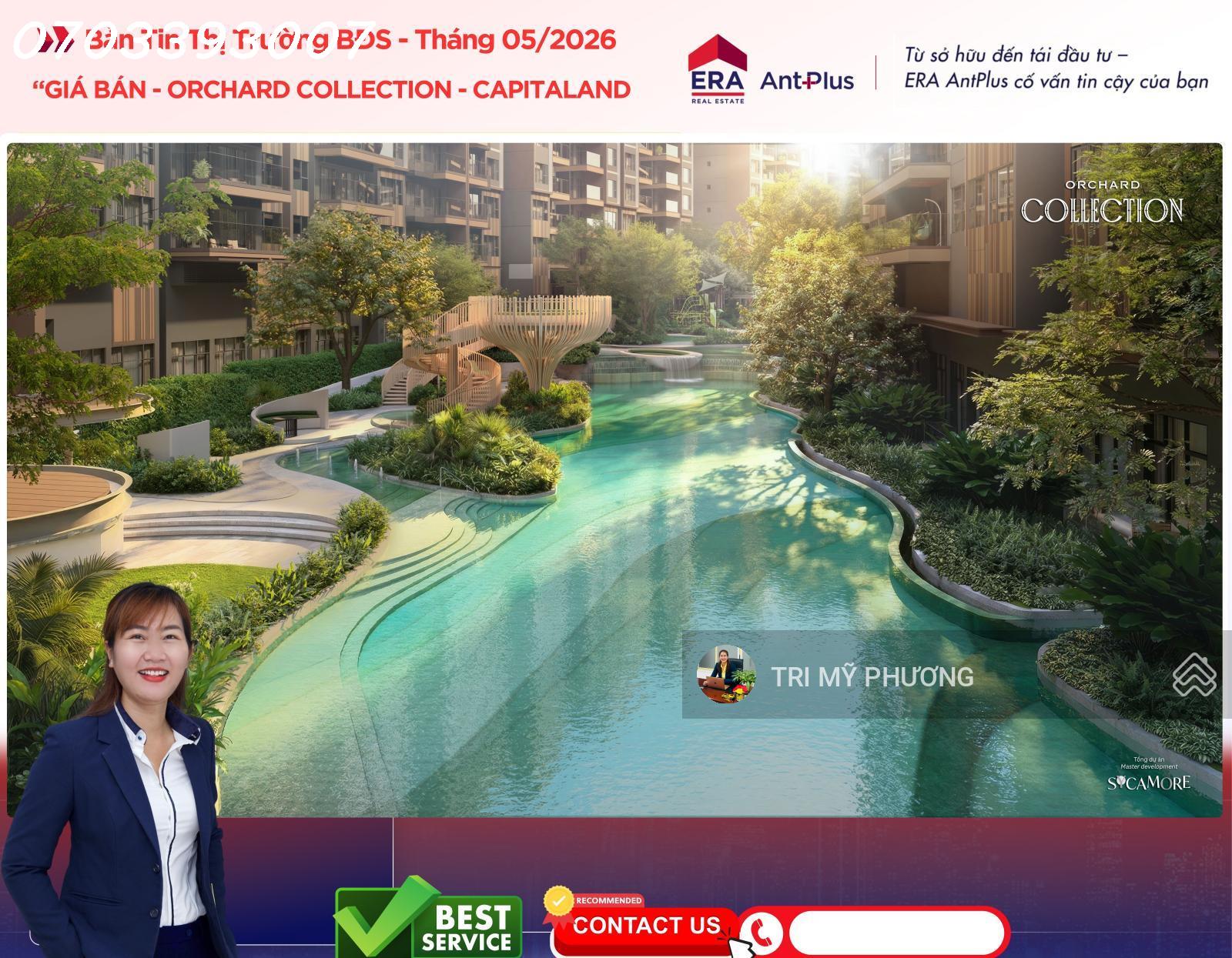 Orchard Collection - dự án căn nhà 2PN - rộng 101 m2 - dễ cho thuê, dòng tiền phù hợp, đội giá kép