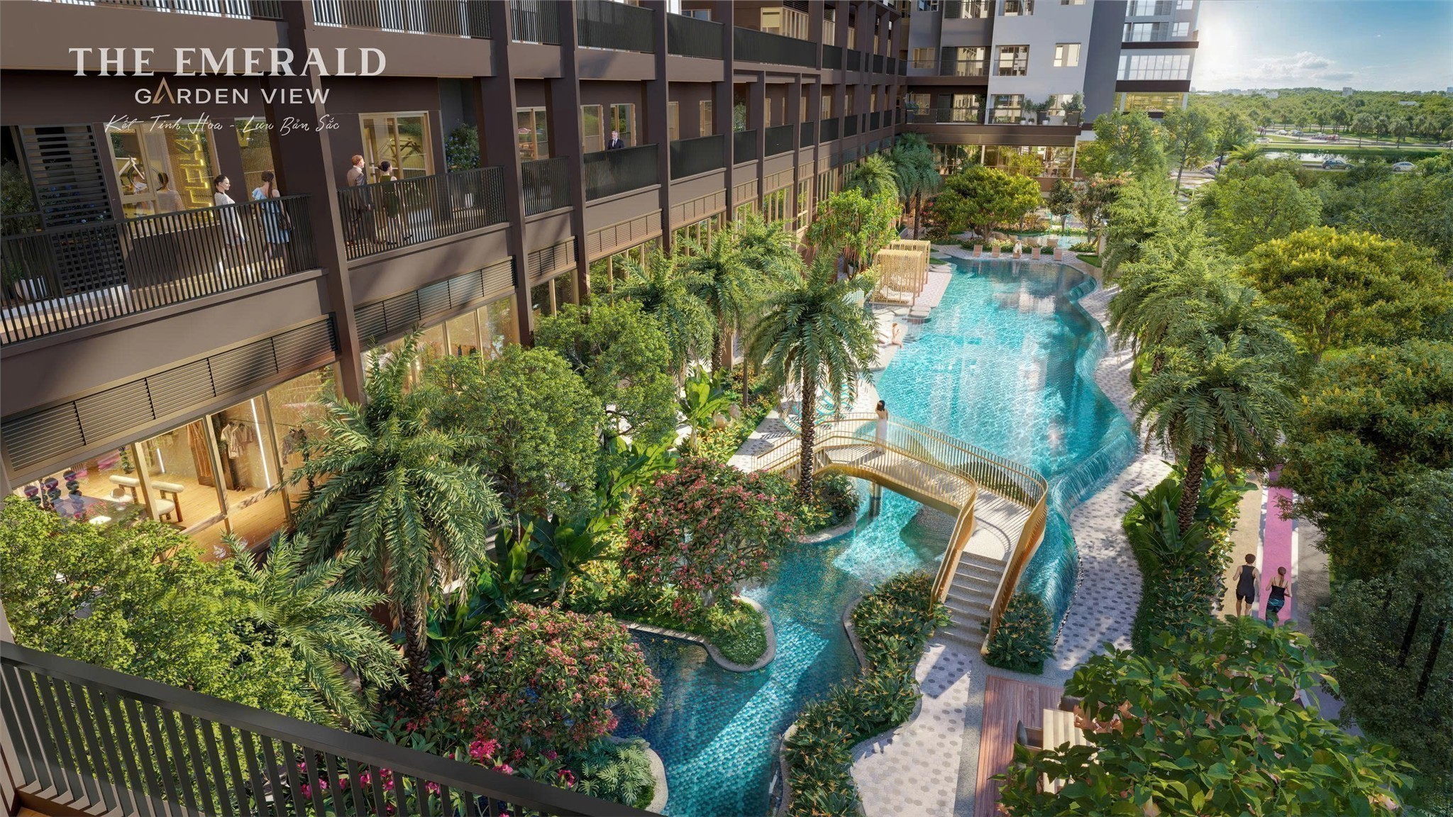 Chỉ 35tr THE EMERALD GARDEN VIEW Biểu tượng sống xanh chuẩn sang giữa lòng Thuận An 3