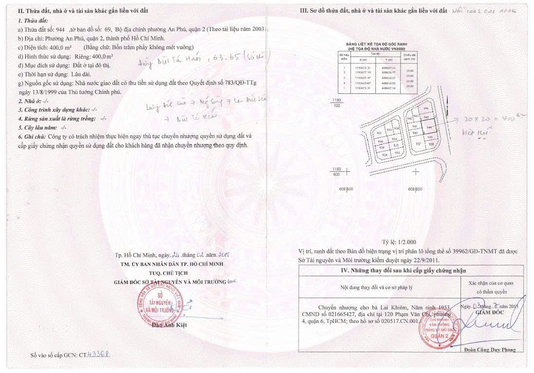 Cần bán Đất Phường An Phú, Quận 2, Diện tích 400m², Giá 260 Triệu/m² 4