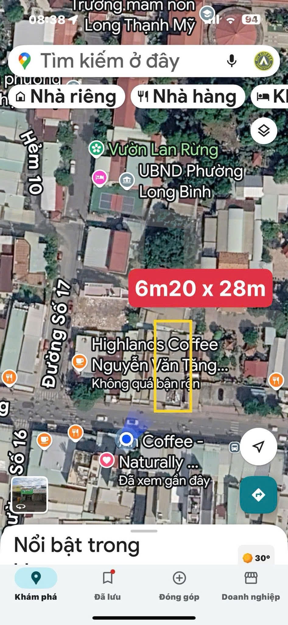 Cần bán Đất Phường Long Thạnh Mỹ, Quận 9, Diện tích 168m², Giá 25 Tỷ 2