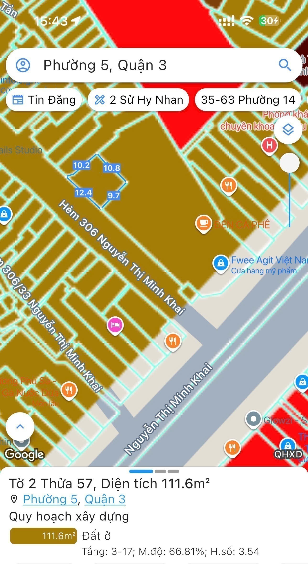 Cần bán Văn phòng Quận 3, Hồ Chí Minh, Diện tích 124m², Giá 57 Tỷ