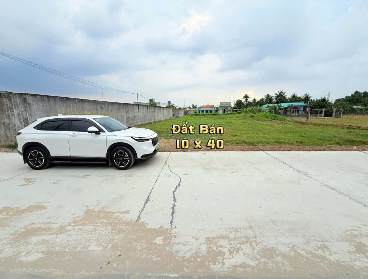 Bán đất thổ cư đường oto beton xã Mỹ Yên, Bến Lức dt 400m2 full thổ giá chốt 4,35 tỷ 2