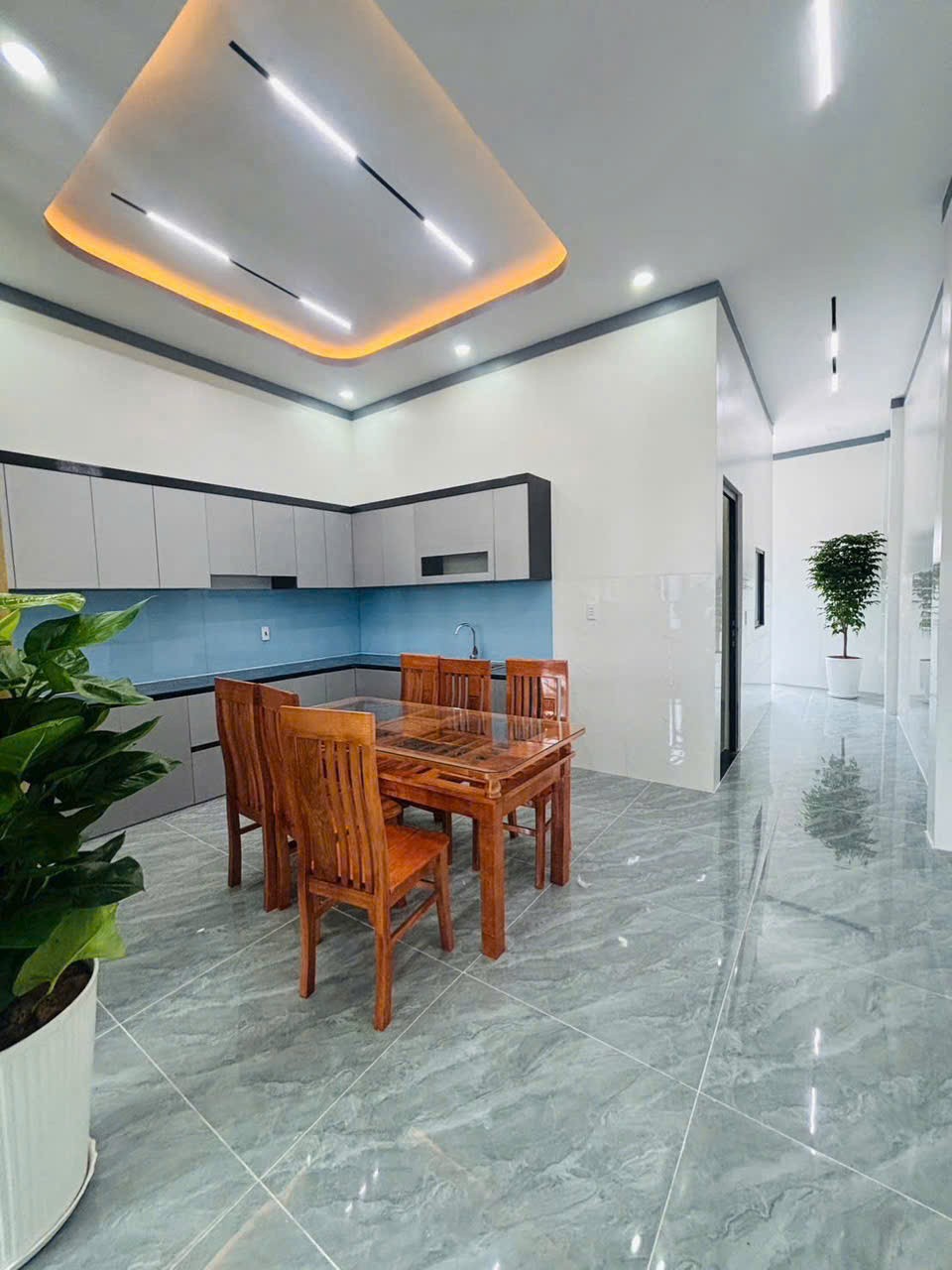Bán nhà mới xây ngay chợ Đồn KCN Tân Đức, Đức Hoà Hạ dt 115m2 có 2pn,2wc giá 2,75 tỷ 8